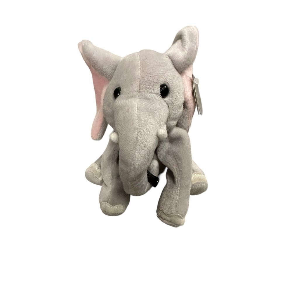 Coca-Cola Elephant Stuffed Animal (1999) Kenya, Plush‎ Toy Holding Coke Bottle